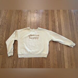 Rylee + Cru choose happy womens sweatshirt